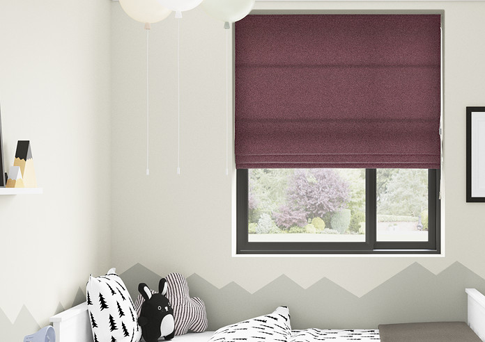 Nova, Damson - Roman Blind - Image 3